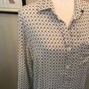 Velvet Heart - Black & White Button Down Shirt